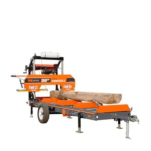 Componenti per Macchine per la Lavorazione del Legno: Rimorchio per Segheria PSM30 con Telaio Ausiliario, Martinetti di Livellamento da 6600 libbre, Protezione Antiribaltamento, Marca TMG - Product Image 2
