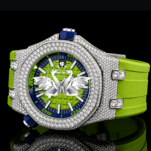 Luxury Moissanite Diamond Watch Men Full Pave VVS Moissanite Stones Stainless Steel <b>Automatic</b> Wristwatch - Product Image 2