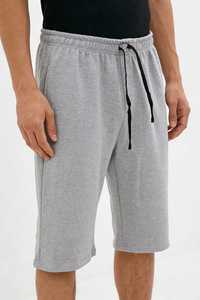 Shorts Bermuda pour Homme en Coton Oxford Rose Uni Respirant avec Fermeture Boutonnée, Taille Mi-Haute, Style Décontracté et Poches - Product Image 3