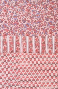 Tela de algodón estampada a mano de Jaipur, suave, premium, ligera, lista para exportación a granel, proveedor mayorista. - Product Image 3