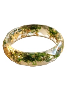 Brazaletes de Resina Premium Hechos a Mano, Modernos y Elegantes para Mujer, Acabado Brillante, Ligeros e Impermeables, Joyería de Moda - Product Image 2