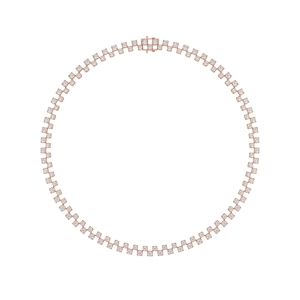 Collier tennis Elysia en diamant de culture, argent sterling, plaqué or 9KT, 10KT, 14KT, 18KT, cadeau de bijoux pour fiançailles et mariage - Product Image 3
