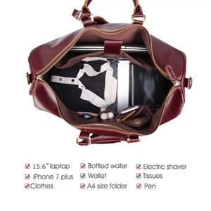 Large Capacity Custom Shoulder <b>Weekend</b> <b>Bag</b> Leather Duffle <b>Bag</b> <b>Men</b> Fashionable Sports Gym Travel Storage <b>Bags</b> - Product Image 6