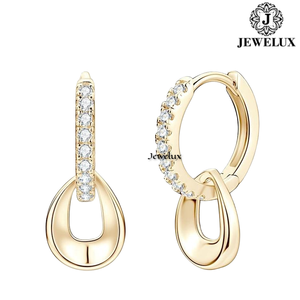 High Quality Natural VVS Diamond <b>Stud</b> Earrings 925 Sterling <b>Silver</b> Trendy Wedding Earrings for Parties and Gifts From Gujarat - Product Image 1