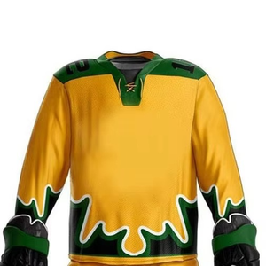 Uniforme de hockey sur glace avec tissu de qualité supérieure, maillot de hockey sur glace élégant pour les athlètes professionnels, fournisseur d'uniformes d'équipe de hockey - Product Image 4