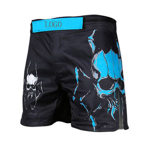 Shorts de MMA Sublimados Personalizados para Hombre, de Secado Rápido, Elásticos, para Entrenamiento de Combate, con Logotipo OEM, Venta al Por Mayor - Product Image 5