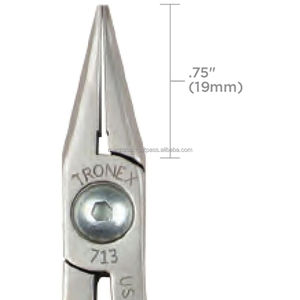 Tronex P523 Needle Nose Plier Short Tip High Quality Light Weight Smooth Work Stainless Steel Jewelry Making <b>Tool</b> Customized DIY - Product Image 3