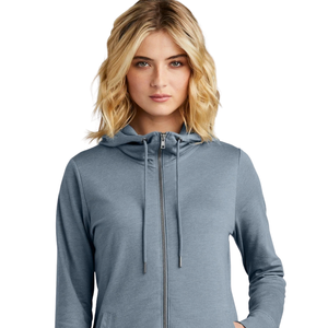 Vente en gros de sweats à capuche entièrement zippés pour femmes, personnalisables, avec cordon de serrage, manches longues, coupe décontractée, marque privée OEM ODM - Product Image 4