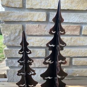 Decorative Metal Christmas <b>Tree</b> <b>Stand</b> Rustic Style <b>Tree</b> Holder - Product Image 1