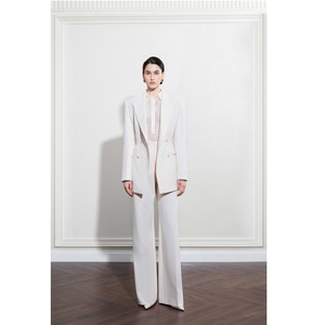 Nuevos Trajes y Blazers de Mujer de Calidad, Elegante Blazer Cruzado de Corte Relajado WhiteAnt para Mujer - Product Image 6