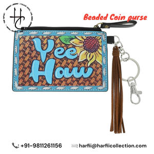 กระเป๋าใส่เหรียญหนังเครื่องมือสีน้ำตาลทำมือสำหรับผู้หญิงขนาดเล็กสไตล์ตะวันตกสไตล์วินเทจมีซิปกระเป๋าเงินคอลเลกชันใหม่ - Product Image 5