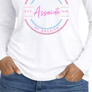 Camiseta de Manga Larga Blanca para Mujer con Diseño de Letras Familiares, Ropa Casual para el Día a Día, Estilo Urbano, Prenda Cómoda para el Estilo de Vida - Product Image 6