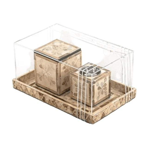 Brûleur d'encens de luxe en nacre de haute qualité, style Mubkhara, en matériau MOP vietnamien, pour la fête du Ramadan, type bouchon anis étoilé - Product Image 2