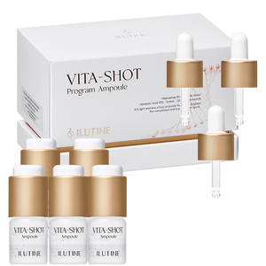 Ampoule liquide éclaircissante à la vitamine C pour le traitement des taches brunes du visage, solution de soin professionnelle à absorption rapide, 4 semaines - Product Image 1