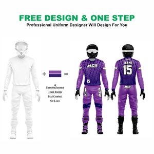 Nuevo Conjunto de Motocross para Hombre, Diseño Vintage, Sublimación, Jersey y Pantalones de Carreras MX, Tela de Nailon y Poliéster de Alta Calidad - Product Image 2