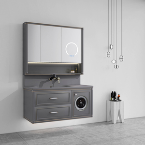 PANOON 25C2 espejo inteligente piedra artificial tocador de lujo impermeable muebles de baño para dormitorio/almacén uso 5 años de garantía - Product Image 5