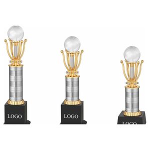 Stunning Golden Star Metal <b>Trophy</b> Elegant Star Shaped Dial Award For Sports Academics And Corporate Achievement Recognition - Product Image 1