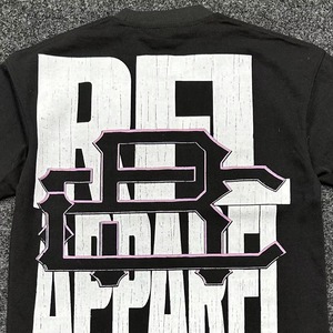 Conjunto de Camiseta y Pantalones Cortos de Moda Urbana para Hombre RFL APPAREL, Estampado de Calavera, 100% Algodón, Atuendo de Invierno con Capucha, Negro, Ecológico, Serigrafiado - Product Image 5