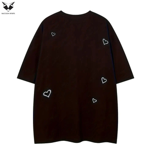 Camiseta de Manga Corta Extra Grande para Mujer, Ecológica, 100% Algodón, Corte Holgado Informal, Top de Verano - Product Image 2