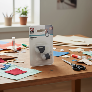 DEDAL 2 piezas de protectores de silicona para dedos, tamaños pequeño y grande, para manualidades - Product Image 3