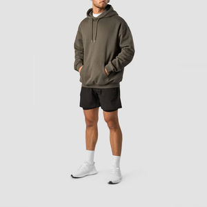 Sudadera con Capucha al por Mayor para Hombre 2025, Sudadera Informal de Color Sólido para Hombre, Sudadera con Capucha Transpirable para Hombre, Logotipo y Diseños Personalizados - Product Image 3