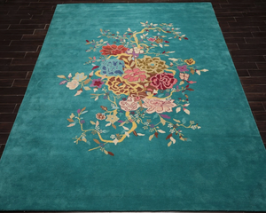 Alfombra KNOT hecha a mano con lana suave, antideslizante, apta para niños y mascotas, de calidad, para sala de estar, habitaciones infantiles, hoteles y oficinas. - Product Image 2