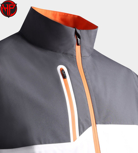 Chaqueta de Golf Ligera e Impermeable para Hombre, Transpirable, Cortavientos, con Cuello Alto, Chaqueta para Lluvia, Chaqueta para Exteriores - Product Image 3