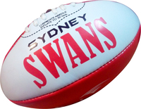 Ballon de rugby promotionnel personnalisé avec logo et marque, en PVC durable, léger, stable, à rétention d'air, imprimé pour événements et entreprises, personnalisable