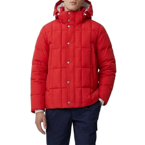 Custom Logo Men's Winter Puffer Jacket Stand Collar Quilted <b>Padded</b> Outerwear <b>Waterproof</b> Windproof Casual Outdoor <b>Coat</b> - Product Image 2