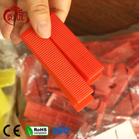 Plastique 0.5mm 1.5mm 2mm 1/16 Entretoises de carrelage Système de nivellement de carrelage Clips Cales Pinces de nivellement de carrelage Système d'espacement pour appartement