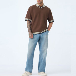 Polo pour homme à manches courtes, léger, respirant, décontracté, col classique, confortable, idéal pour l'été - Product Image 1
