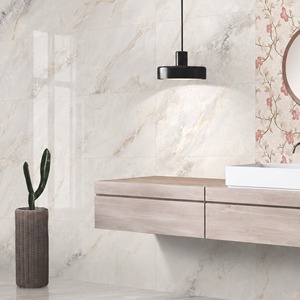 กระเบื้องพอร์ซเลน Dix Onyx ขนาด 600x1200 มม. ผิวมันเงา ลายหินอ่อน คุณภาพพรีเมียม สำหรับปูพื้นและผนังห้องนั่งเล่น ห้องน้ำ ห้องครัว - Product Image 1