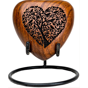 Wooden Ash Storage for Cremation Remains Handcrafted Wooden Funeral Urn Wholesale by AYAANS - Product Image 3