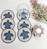 Nouvelles tapis/plateaux en résine artisanale de qualité, vintage, personnalisables, diamètre 400 mm/300 mm, décoration haut de gamme pour la maison