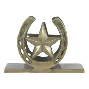 Contemporary Metal Bookends Sculptural Design Irregular Shape 2Pcs Desk Office Decorative Bookend Set - Product Image 3