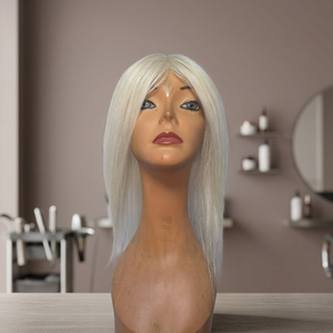 Short 130% Density Average Size Human Hair <b>Wigs</b> <b>half</b> <b>wig</b> remy hair made in bangladesh taz hair bd indian hair virgin hair <b>wig</b> - Product Image 2