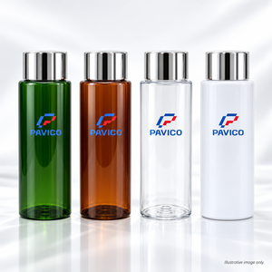 100ml Cylindrical PET Cosmetic <b>Bottle</b> with 24mm Neck Pump Sprayer Screw Cap Silk Screen Printing for Skincare Packaging Vietnam - Product Image 3