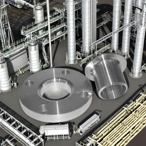 ASME SS 304 bride de joint de recouvrement forgé à haute température bride de tuyau à enfiler en acier inoxydable pour l'industrie pétrochimique - Product Image 2