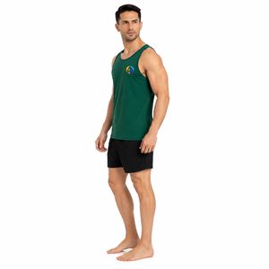 Camiseta deportiva transpirable para hombre con diseño minimalista, ideal para el fin de semana, paseos de verano y uso diario. - Product Image 2