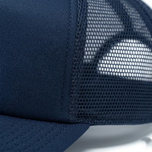 Premium <b>Navy</b> Blue Mesh Trucker Hat Meyba Sports Adjustable Snapback <b>Baseball</b> <b>Cap</b> With Breathable Design For Outdoor Streetwear - Product Image 3