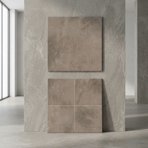 Carreaux de sol en céramique 120x120cm, couleur blanc espagnol, antidérapants, modèles 4x4 pieds, dalles de porcelaine polies pour halls et appartements, effet marbre - Product Image 4