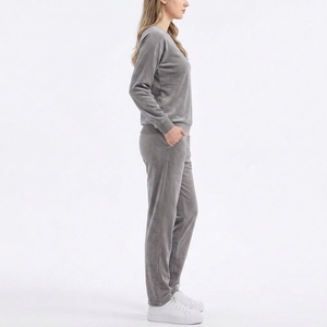 Conjunto Deportivo Informal para Mujer, Sudadera Holgada de Manga Larga y Pantalones Jogger con Cintura Elástica - Product Image 3