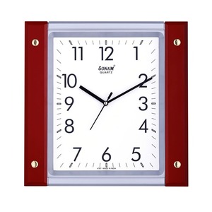 นาฬิกาแขวนผนังไม้คุณภาพส่งออก นาฬิกาควอตซ์แบบเงียบ สำหรับบ้าน ห้องนั่งเล่น สำนักงาน ราคาสมเหตุสมผล - Product Image 5