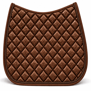 Tapis de selle de dressage personnalisé style saut d'obstacles, protection pour chevaux, couleur personnalisée, doublure matelassée en coton, rembourrage en polyester, entraînement - Product Image 3