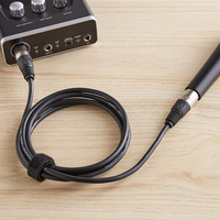 Câble de microphone XLR mâle-femelle 3 broches Hotion de haute qualité pour haut-parleur avec conducteurs en cuivre nu, gaine en PVC de 6 mm, noir