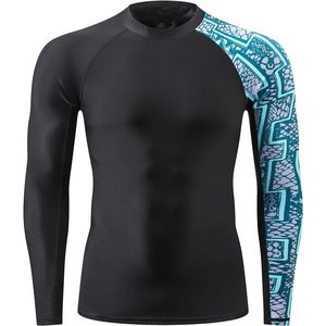 Camiseta Rashguard Sublimada Personalizada para Hombre, Talla Grande, UPF 50+, Manga Larga, para Surf, Natación, MMA, BJJ, Jiu Jitsu, de Alta Calidad - Product Image 1