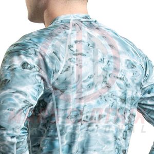 Camiseta de Compresión de Manga Larga para Hombre con Estampado de Sublimación Personalizado de Nuevo Diseño, Camiseta Deportiva con Logotipo Personalizado - Product Image 4