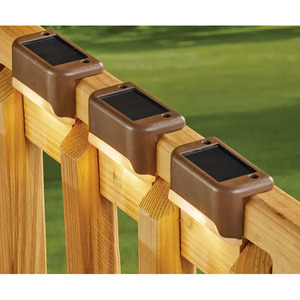 ชุดไฟรั้วสวน LED พลังงานแสงอาทิตย์ 3 ดวง มาตรฐาน IP65 พร้อมแบตเตอรี่สำรอง ขนาดเล็ก - Product Image 4