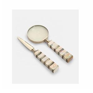 Unique Design <b>Magnifying</b> <b>Glass</b> With Bone Inlay Handle and Steel Studs Handle Men Gift Books News Paper Reader <b>Magnifying</b> <b>Glass</b> - Product Image 6