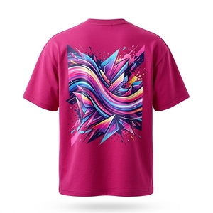 ผู้ผลิตเสื้อยืดคอตตอนเจอร์ซีย์แบบกำหนดเอง รับผลิตเสื้อยืด OEM แบรนด์ส่วนตัว สกรีนลาย ปริมาณสั่งซื้อขั้นต่ำน้อย - Product Image 2